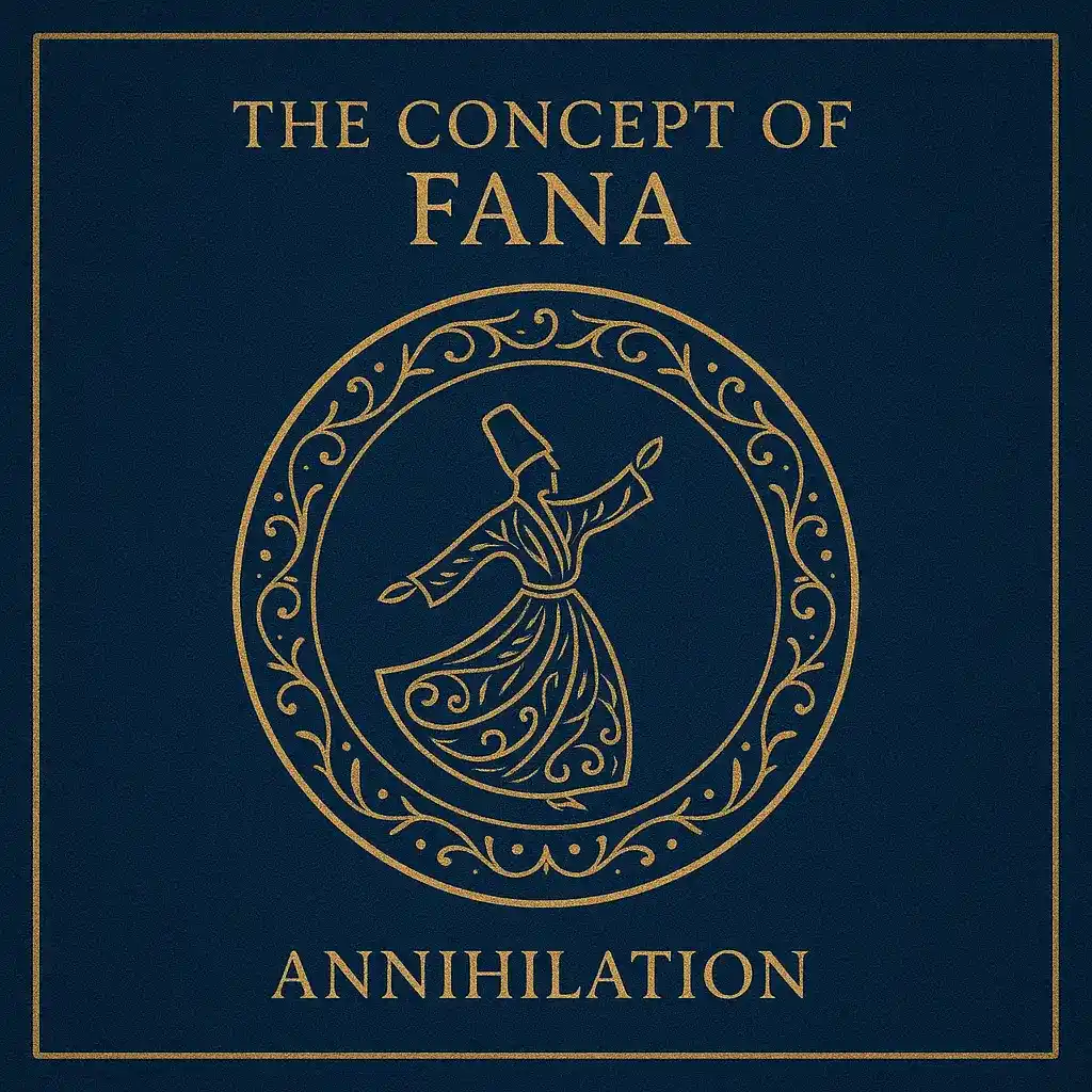 Visual representation of Fana - spiritual dissolution